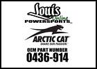 0436-914 Arctic Cat Kit Windshield Glass New Oem 886224469621