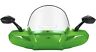 0505-617 Arctic Cat Painted Metallic Green Windpro Windshield Trv