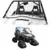 074105 Kimpex Full Front Windshield Vented Can-am Commander 1000 800 Scratch Resistant