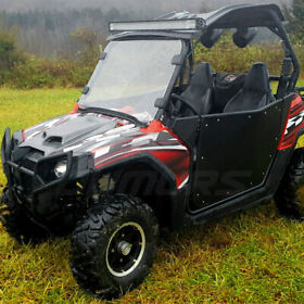 Oms2273pl01101-2f 1/4inch Full Clear Windshield Pmma For 2008-2014 Polaris Rzr 570 800 Xp 900