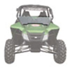 1276430011 Tusk Utv Half Windshield