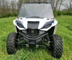 Yamrmx-sb1-clr-stk 2021 Yamaha Wolverine Rmax2 Rmax4 1000 Vented Windshield With Straps In Stock