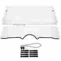 23053 Seizmik Full Half Upper Windshield Yamaha Rhino Versa-shield All Years