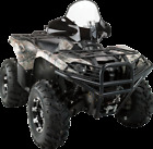 2317-0254 Nra By Moose Atv Windshield Headlight Cut Out