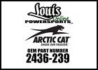 2436-239 Arctic Cat Windshield Half 884646633774