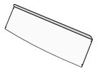 2803-pr41 Dirty Products Polaris Ranger Midsize Clear Half Windshield