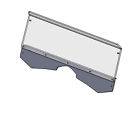 2804-ct81 Dirty Products Cf Moto Uforce Half Windshield With Stiffener