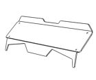 2804-pz19 2804-pz10 Dirty Products Polaris Rzr Clear Half Windshield
