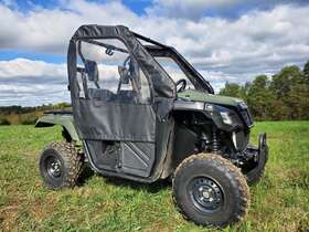 Honp50-doo-blk 3 Star Industries Honda Pioneer Soft Doors By