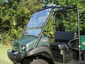 Kaw401-lx2-clr 3 Star Utv Kawasaki Mule 4000/4010 - 2 Pc General-purpose Windshield