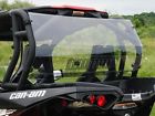 77-2510v-r Spike Powersports Rear Windshield With Sliding Vent