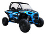 77-4400 Spike Powersports Rzr Xp Scratch Resistant Venting Windshield