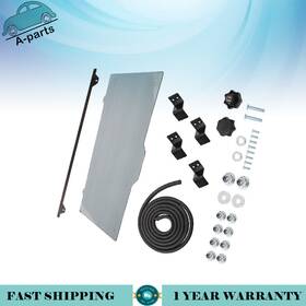 Apt19162 A-parts-a Dark Rear Windshield For Polaris Ranger Xp 1000/crew 17-23 900 13-19
