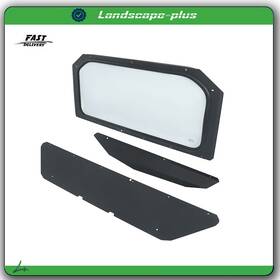 Ac2565871b All-carb Full Glass Windshield Without Wiper For 17-24 Can-am Maverick X3 Xds Xrs- Uv Protect
