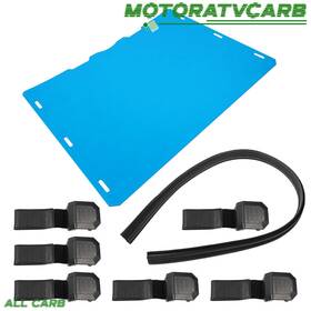 Mot3272432 All-carb For 10-14 Polaris Ranger Midsize 400 570 800 Ev 500 Crew New Full Windshield Utv