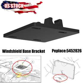 5452826 Alpha Rider For Polaris General 1000 Xp Glass Tip-out Full Windshield Mounting Bracket