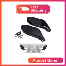 Amazicha Bouu8903cksfj Black Fairing Air Deflectors Side Wings Windshield Cover Shield Co