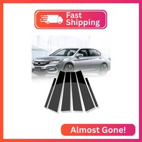 At190 Amsprac Car Door Window Pillar Posts Trim Outer Post Panel Covers Fit For