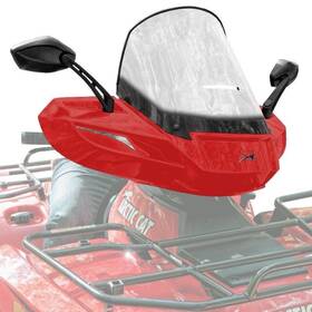 1436-235 Arctic Cat Atv Wind Pro Windshield Red #1436-235