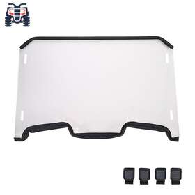 Amp1675960 Atvwrlod Front Full Windshield Scratch Resistant For Polaris Rzr Xp 1000/4 1000 Windproof Amp1675960 Atvwrlod Front Full Windshield Scratch Resistant For Polaris Rzr Xp 1000/4 1000 Windproof