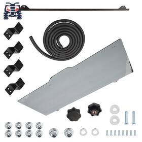 Amp2716648 Atvwrlod Dark Rear Windshield For 2013-2019 Polaris Ranger Xp 1000/crew 17-23 900