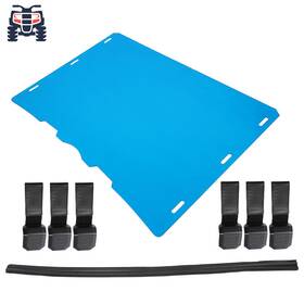 Amp368280 Atvwrlod Full Windshield For Polaris Ranger Midsize 400 570 800 Ev 500 Crew 2010-2014