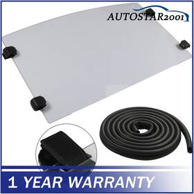 Autostar2001 126471158597 Folding Flip Down Full Front Windshield Fit Polaris Ranger 1000 Xp Crew 17-2025