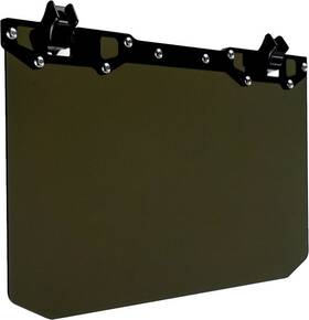 Axia Alloys 814628024139 Narrow Mount Utv Roll Bar Sun Visor Black/tinted