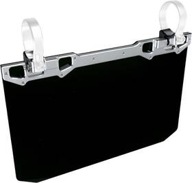Axia Alloys 814628024160 Narrow Mount Utv Roll Bar Sun Visor Silver/black