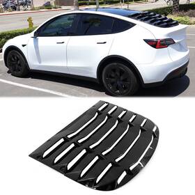 Omngr9du6kn Brisunshine Rear Window Louver Compatible With 2020-2024 Tesla Model Y Abs Plastic