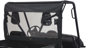 6xnthvqfv3 Ca Vinyl Rear Back Dust Panel Windscreen Window Yamaha Rhino 700 2008-09 2011-13