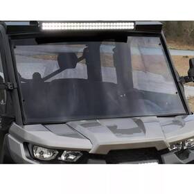 Abg079-utv Can-am Kuafu Full Front Windshield Compatible With 2016-2023 Defender Hd5 Hd8 Hd