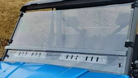 Cfmu10-sb2-clr Cfmoto U Ce 1000 2-piece Front Lexan Windshield With Vent 3 Star