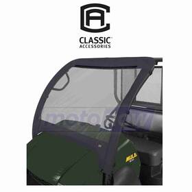 X5vy Classic Accessories Mn/x5vy Utv Front Windshield For 2016 Kawasaki Kaf400 Mule 610 Hi