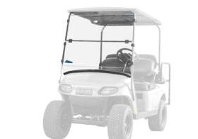 Fdws-ez-txtv-70 Corsa Blue Front Flip Down Vented Windshield For E-z-go Txt Valor 2010 No Vent