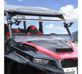 Cpowace 769293772017 3-in-1 Front Flip Up Windshield 2016-2025 Polaris General 1000 1/5 Inch Clear