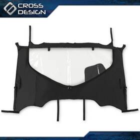 Ht-02sta1301abk Crossdesign Fit For 16-23 Honda Pioneer 1000 /1000-5 Utv Fabric Rear Panel Waterproof Pvc