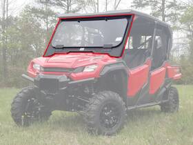 Uc161-1 Cru Products Steel Folddown Windshield Only 2023 For Honda Pioneer Sxs 1000 6 Seat Cab Enc