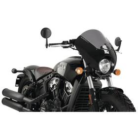 Cup0029f Custom Acces Dark Night Semi-faring For Indian - Smoke