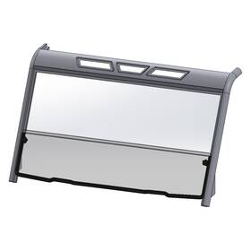 Cfws7002 Direction 2 Short Windshield - Scratch Resistant Fits Cfmoto