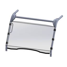 Direction 2 Mulemxws1004 Full Windshield - Scratch Resistant Kawasaki