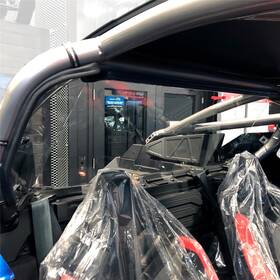 Rzrprorws2003gp Direction 2 Rear Windshield Fits Polaris
