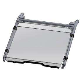 Rzrprows1004 Direction 2 Full Windshield - Scratch Resistant Fits Polaris