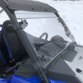 Rzrtr21ws1000 Direction 2 Tilt Windshield - Scratch Resistant Fits Polaris