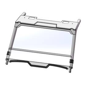 Direction 2 Rzrxp19ws1002 Short Windshield Polaris
