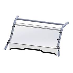 Yxz19ws1104gp Direction 2 Full Windshield Fits Yamaha