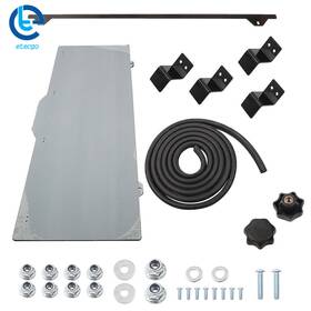 710033 Etecgo 2017-2023 Utv Rear Window Windshield For Polaris Ranger Xp 1000 /crew