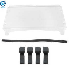 710102 Etecgo Clear Scratch Resistant Front Windshield Fit For Kawasaki Teryx 4 750 2012-2013