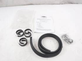 50-40123 Falcon Ridge Aer-vent 2 Piece Lexan Windshield Hardware For Kawasaki Mule 4000