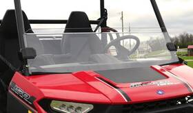 Po-150-wd02 Falcon Ridge Tinted Half Front Windshield For Polaris Ranger 150 Utv 2018-2025
